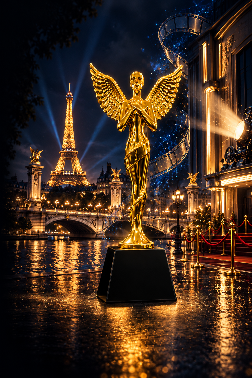 SVAIFF golden award trophy